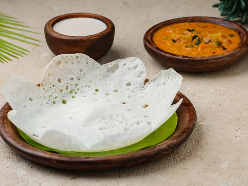 Appam with Curry